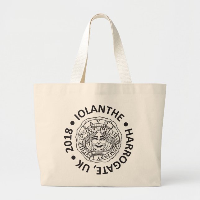 Iolanthe Harrogate Jumbo Shopper Large Tote Bag (Front)
