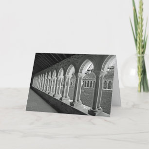 Iona Abbey Arches Greeting Card