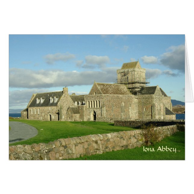 Iona Abbey Card (Front Horizontal)