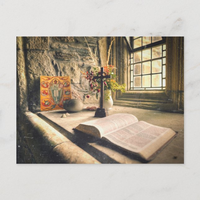 Iona Abbey Postcard (Front)