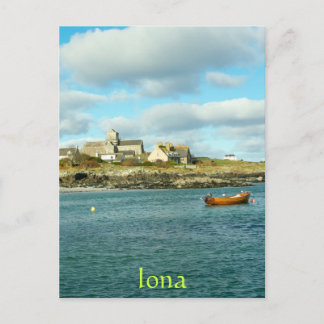 Iona Abbey Scotland Postcard