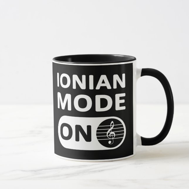 Ionian Music Mode On - Mug (Right)