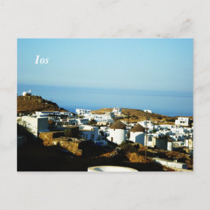 Ios island postcard