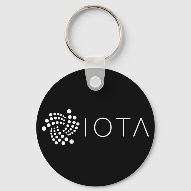 IOTA Basic Keychain (Black) (Front)