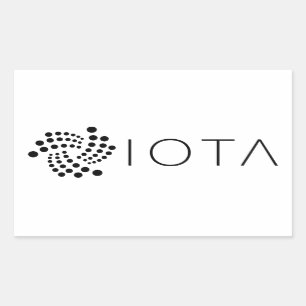 IOTA Logo Rectangle Sticker