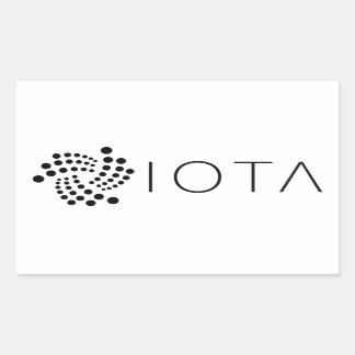 IOTA Logo Rectangle Sticker