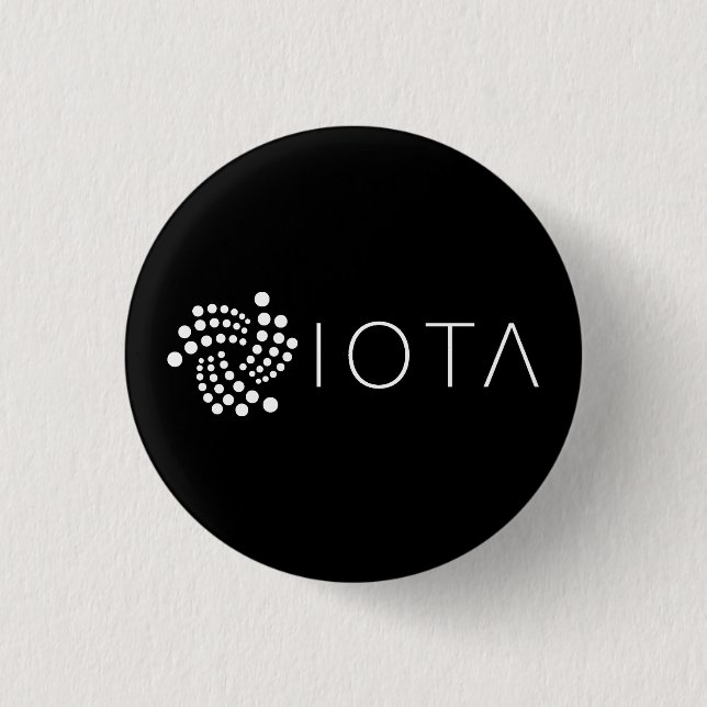 IOTA Small Button (Black) (Front)