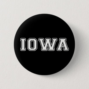 Iowa 6 Cm Round Badge