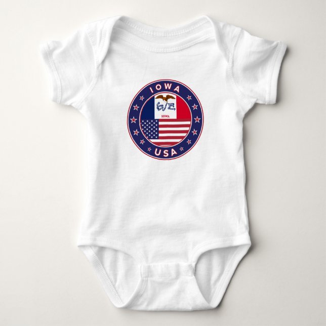 Iowa Baby Bodysuit (Front)
