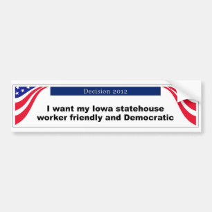 Iowa bumper sticker