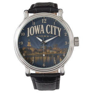 Iowa City Midwest College Town Decor Watch