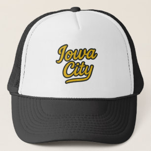 Iowa City Script Retro Trucker Hat