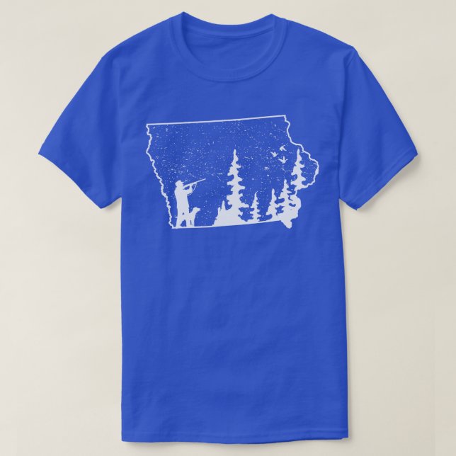 Iowa Duck Hunting Waterfowl 1 T-Shirt (Design Front)