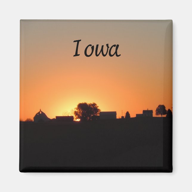 Iowa Farmstead Magnet (Front)