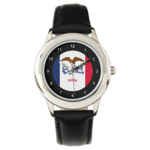 Iowa flag, American state flag Watch