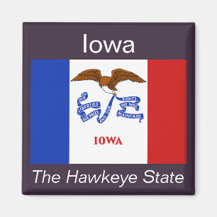 Iowa Flag Magnet