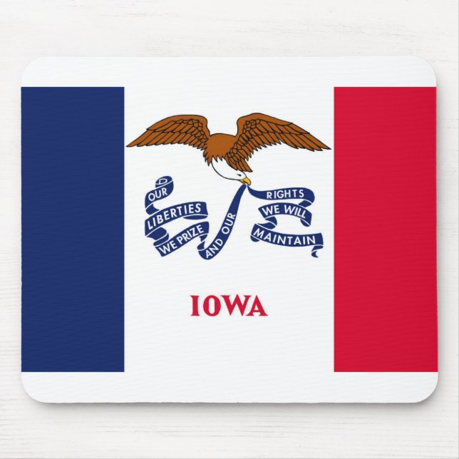 Iowa flag mouse pad (Front)