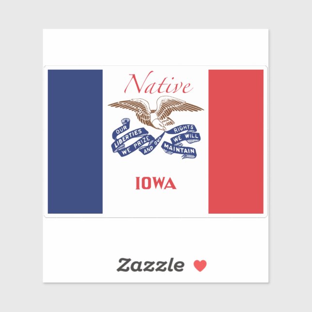 Iowa Flag Native (Sheet)