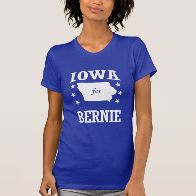 IOWA FOR BERNIE SANDERS T-Shirt (Front)
