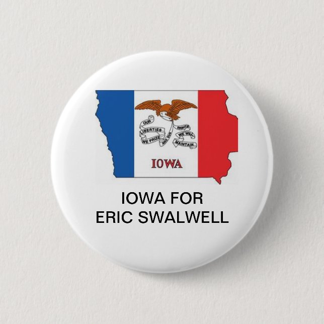 IOWA for ERIC SWALWELL 2020 Button (Front)