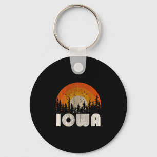 Iowa - funny nature vintage hiking 60s 70s 80s 90s key ring