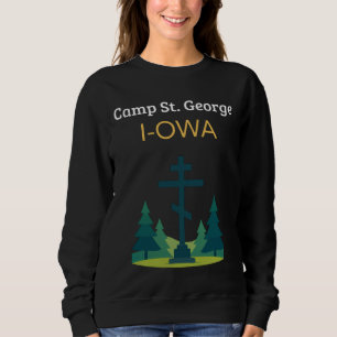 Iowa George Saint Crewneck Sweatshirt