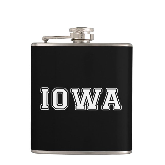 Iowa Hip Flask (Front)