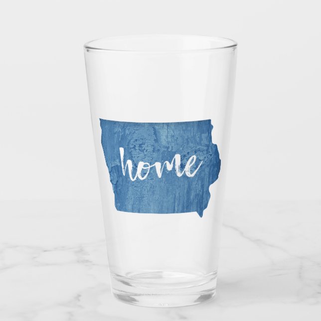 Iowa Home Wood Grain Glass (Front)