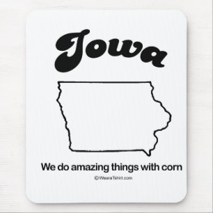 IOWA - "IOWA STATE MOTTO" T-shirts and Gear Mouse Pad