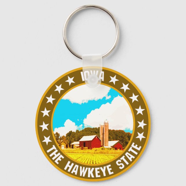 Iowa                                               key ring (Front)