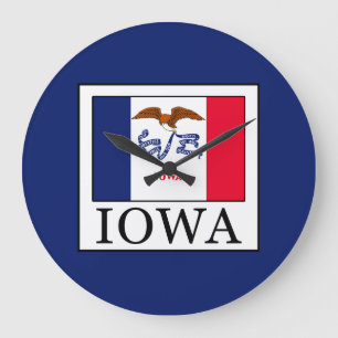 Iowa Large Clock