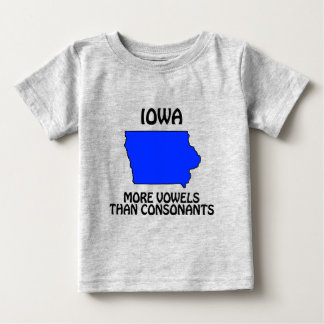 Iowa - More Vowels Than Consonants Baby T-Shirt