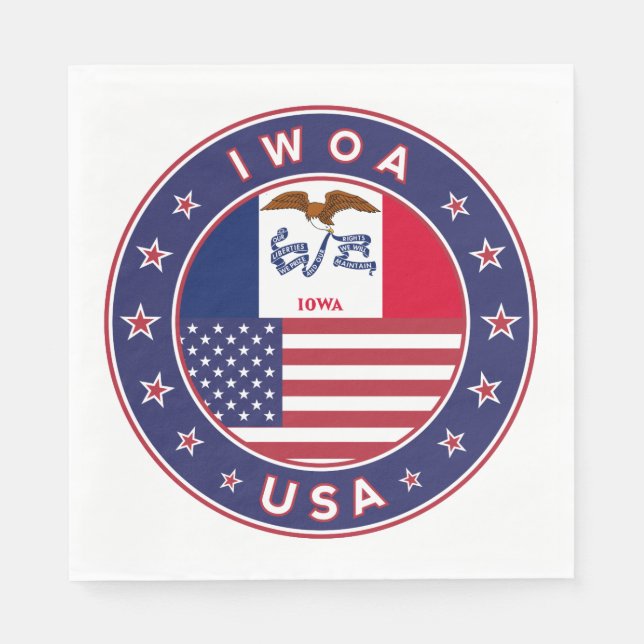 Iowa Napkin (Front)