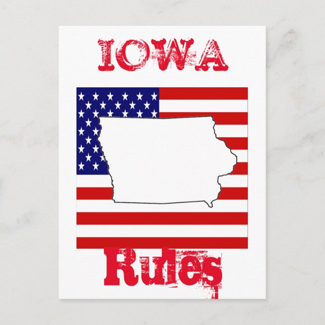 IOWA  POSTCARD (Front)