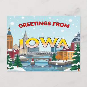 IOWA Postcard
