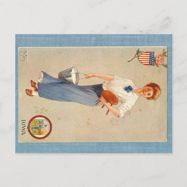 Iowa postcard, 1907 State Fair Postcard (Front)