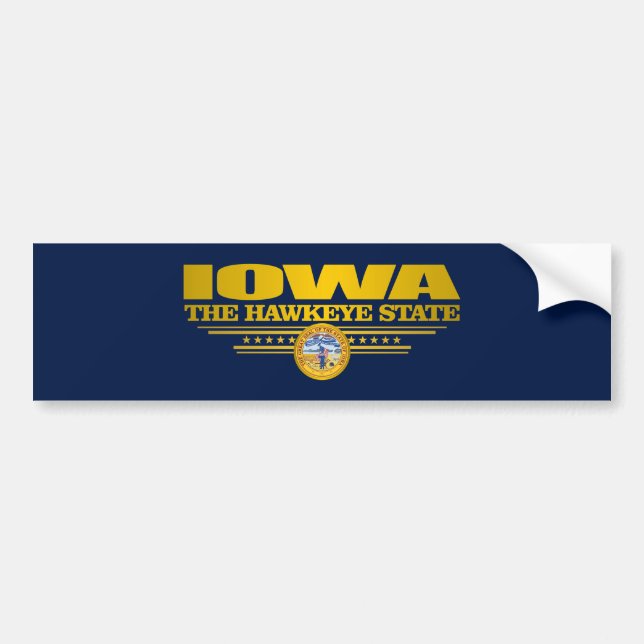 Iowa Pride Bumper Sticker (Front)