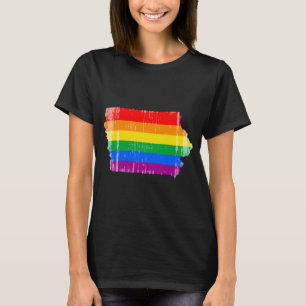 IOWA PRIDE - DISTRESSED -.png T-Shirt