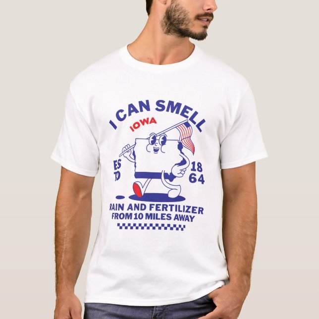 Iowa : rain and fertilizer T-Shirt (Front)