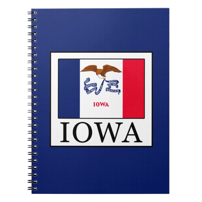 Iowa Spiral Notebook (Front)