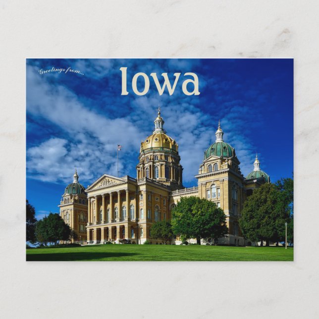 Iowa State Capitol Postcard (Front)