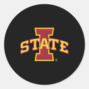 Iowa State Cyclones Icon Classic Round Sticker