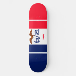 Iowa State Flag Design Skateboard