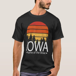 Iowa State Home Of The Brave Iowa Love T-Shirt