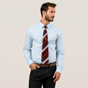 Iowa stripes flag tie