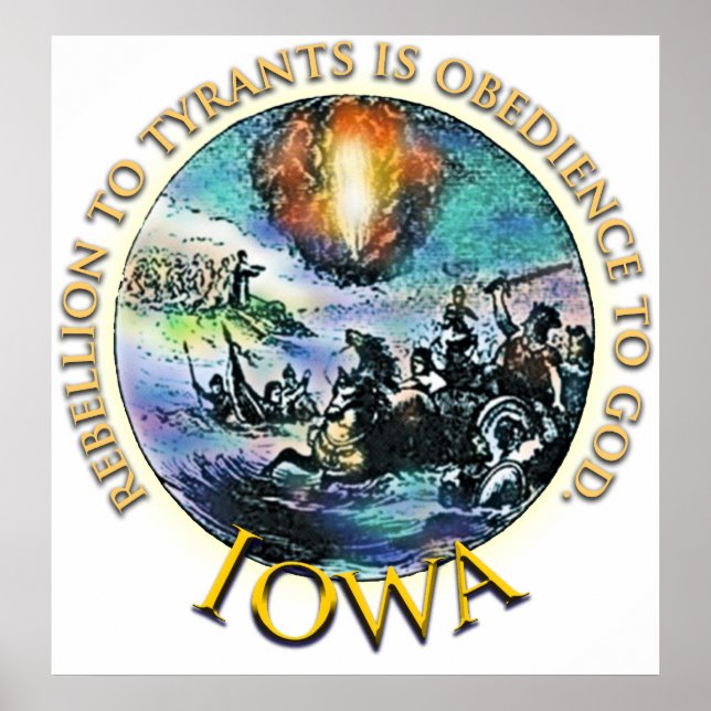Iowa Tea Party Poster (Front)