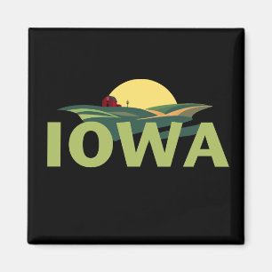 Iowa United States of America Magnet