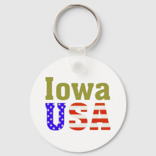 Iowa USA! Key Ring