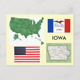 Iowa, USA Postcard