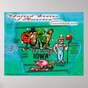 Iowa USA Poster